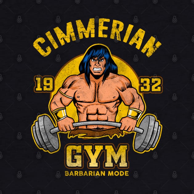 Vintage Cimmerian Gym by OniSide